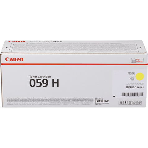 Canon cartridge 059H yellow